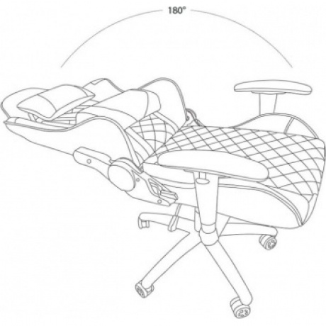 Кресло компьютерное Cactus CS-CHR-030BLS черный/серебристый - фото 7