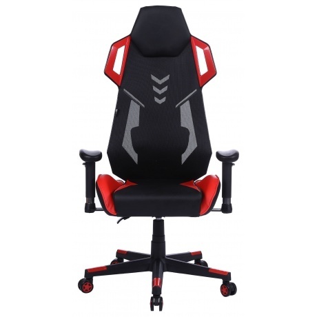 Кресло компьютерное Cactus CS-CHR-090BLR черный/красный - фото 7