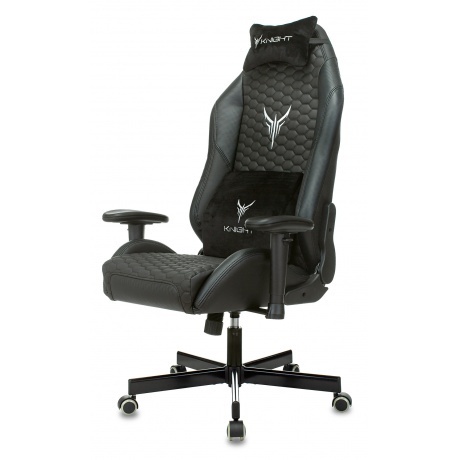 Кресло компьютерное Бюрократ Knight Neon черный - фото 3