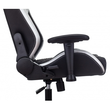 Кресло компьютерное Бюрократ Knight Neon черный/серебряный - фото 10