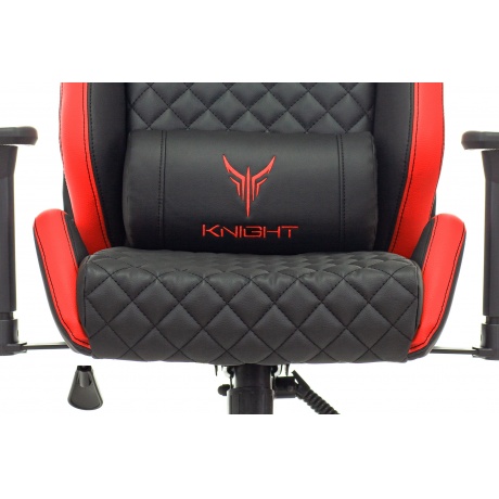 Кресло компьютерное Бюрократ Knight Outrider черный/красный - фото 8