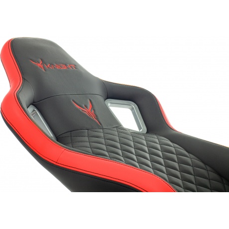 Кресло компьютерное Бюрократ Knight Outrider черный/красный - фото 10