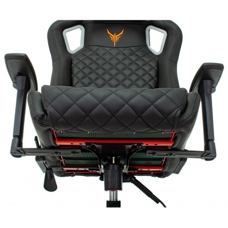 Кресло компьютерное Бюрократ Knight Outrider черный/оранжевый - фото 7