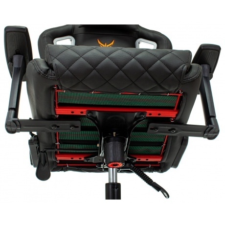 Кресло компьютерное Бюрократ Knight Outrider черный/оранжевый - фото 8