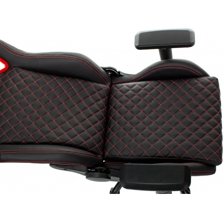 Кресло компьютерное Бюрократ Knight TITAN черный/красный - фото 9