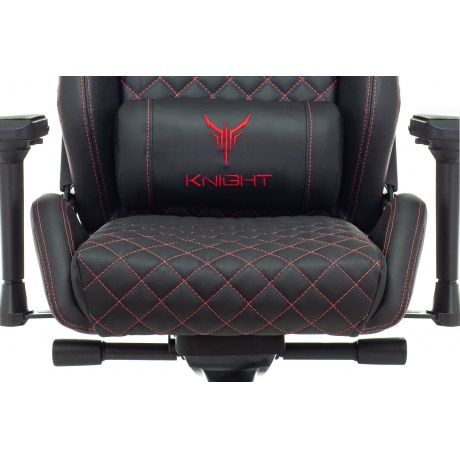 Кресло компьютерное Бюрократ Knight TITAN черный/красный - фото 10