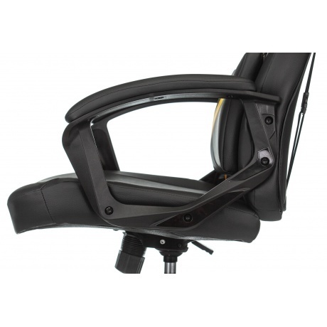 Кресло компьютерное Бюрократ Zombie Driver черный/желтый - фото 8