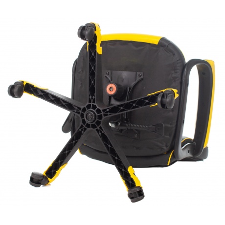 Кресло компьютерное Бюрократ Zombie Game 16 черный/желтый - фото 12