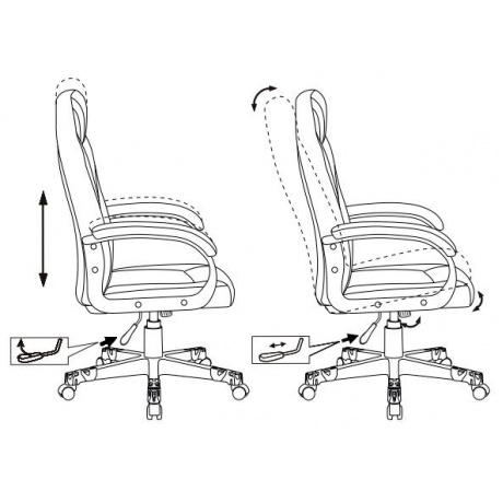 Кресло компьютерное Бюрократ Zombie Game 16 черный/желтый - фото 14