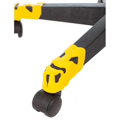 Кресло компьютерное Бюрократ Zombie Game 16 черный/желтый - фото 9