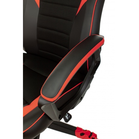 Кресло компьютерное Бюрократ Zombie Game 16 черный/красный - фото 10