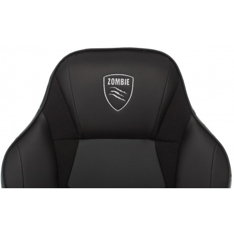 Кресло компьютерное Бюрократ Zombie Game 17 черный - фото 6