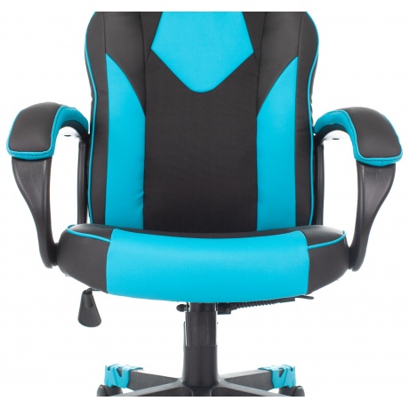 Кресло компьютерное Бюрократ Zombie Game 17 черный/синий - фото 5