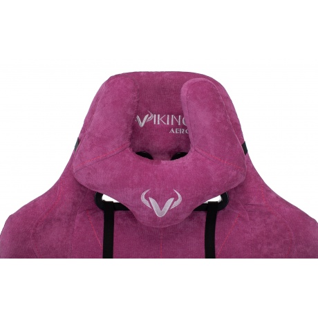 Кресло компьютерное Бюрократ Zombie Viking Knight Fabric малиновый - фото 7