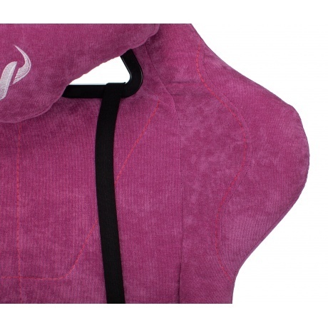 Кресло компьютерное Бюрократ Zombie Viking Knight Fabric малиновый - фото 8