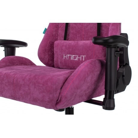 Кресло компьютерное Бюрократ Zombie Viking Knight Fabric малиновый - фото 9
