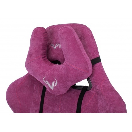 Кресло компьютерное Бюрократ Zombie Viking Knight Fabric малиновый - фото 10