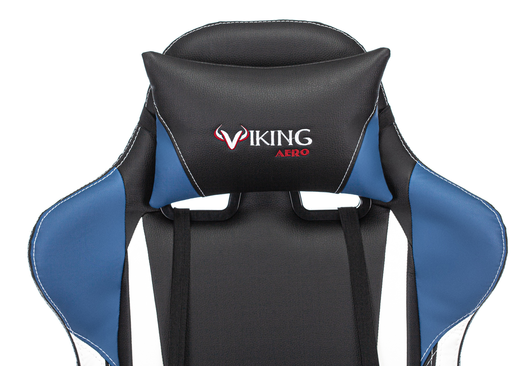 Кресло компьютерное Бюрократ Zombie Viking Tank черный/синий/белый - фото 7