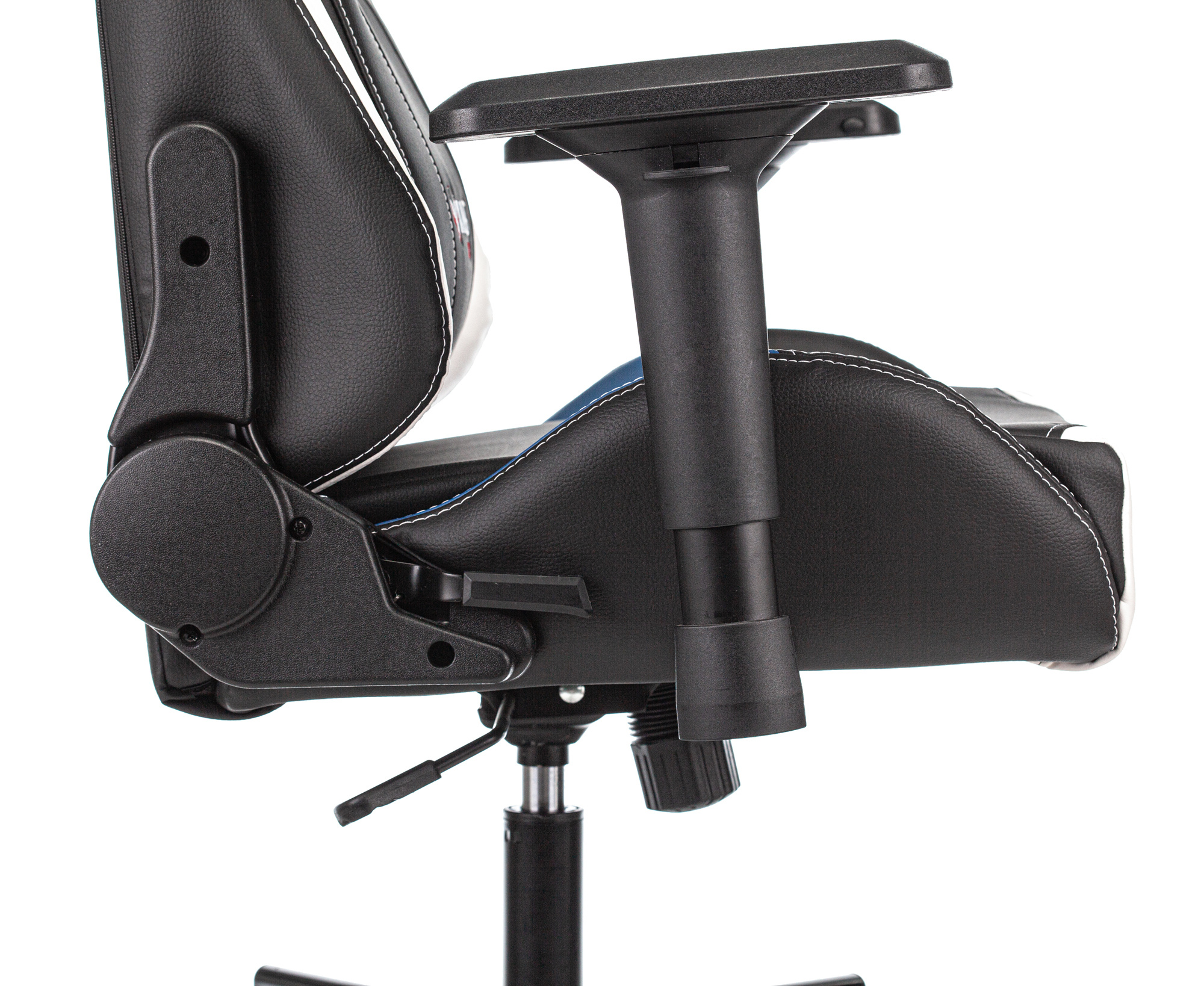 Кресло компьютерное Бюрократ Zombie Viking Tank черный/синий/белый - фото 10