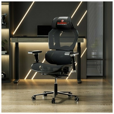 Эргономичное компьютерное кресло (для геймеров) Eureka TYPHON, Red ERK-GC05-R - фото 10