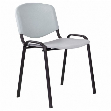 532570 Стул STAFF Iso Plast CF-009 черный каркас пластик серый 532570 2535₽