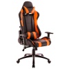Компьютерное кресло Everprof Lotus S2 экокожа черный/оранж