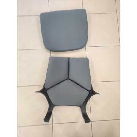 Кресло UTFC М-710 Айкью/IQ black PL 60 (серый) Хорошее состояние - фото 2