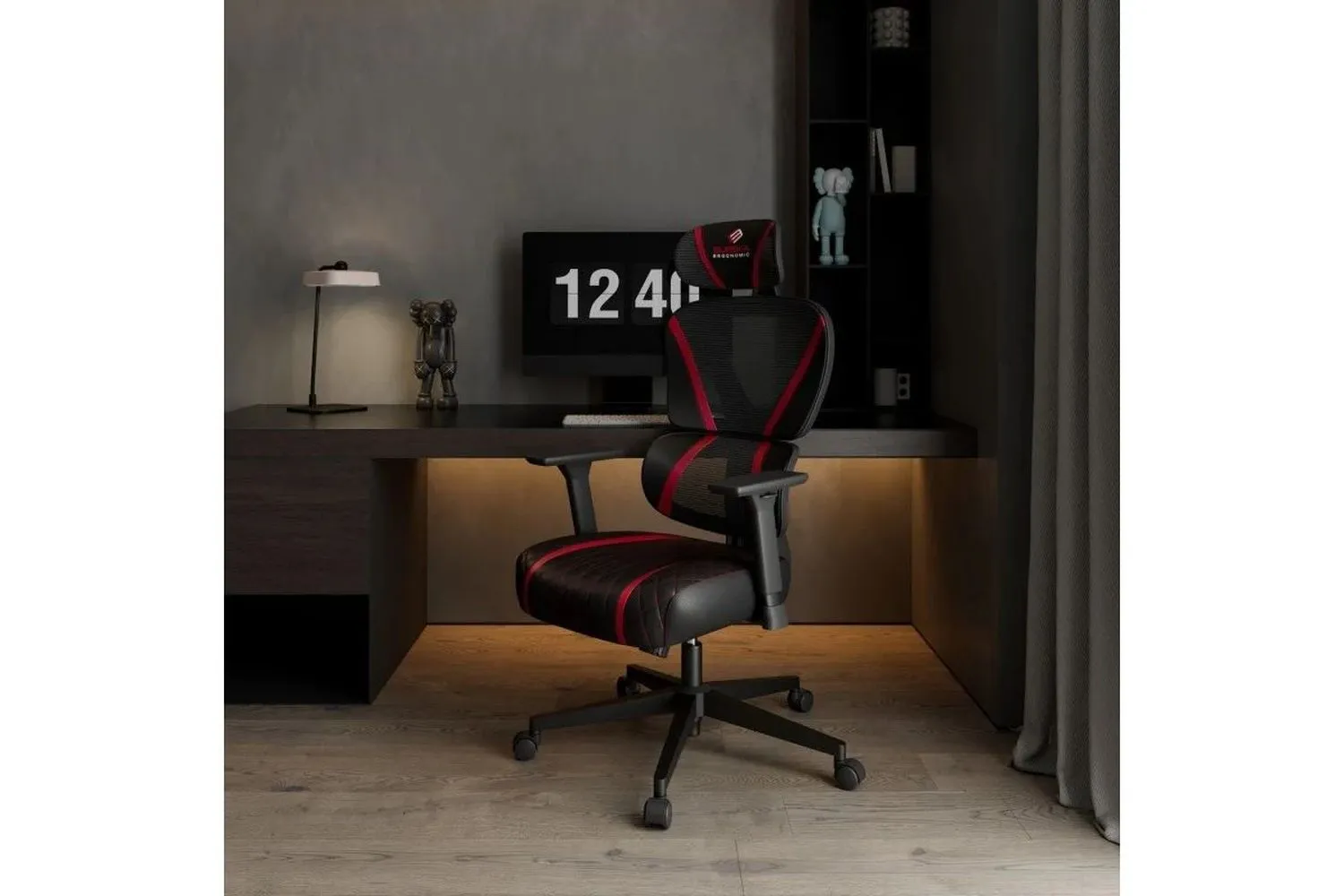 Компьютерное кресло Eureka Norn, красный (ERK-GC06-R) - фото 13