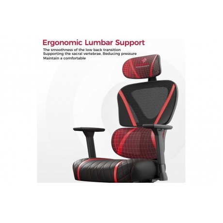 Компьютерное кресло Eureka Norn, красный (ERK-GC06-R) - фото 6