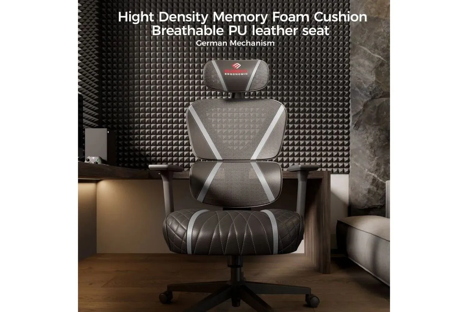 Компьютерное кресло Eureka Norn, серый (ERK-GC06-GY) - фото 10