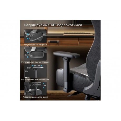 Компьютерное кресло Eureka Python II, красный (ERK-GC08-R) - фото 7