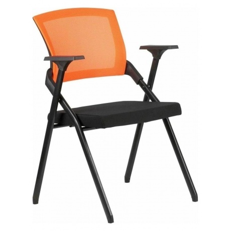 Кресло офисное RIVA RCH M2001 черный, спинка оранжевая - фото 1