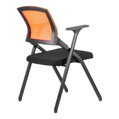 Кресло офисное RIVA RCH M2001 черный, спинка оранжевая - фото 4