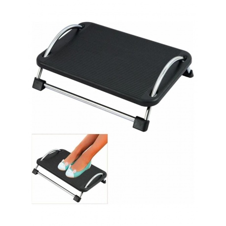 Подставка для ног BRAUBERG офисная, 43,5х33 см, регулируемый уго...