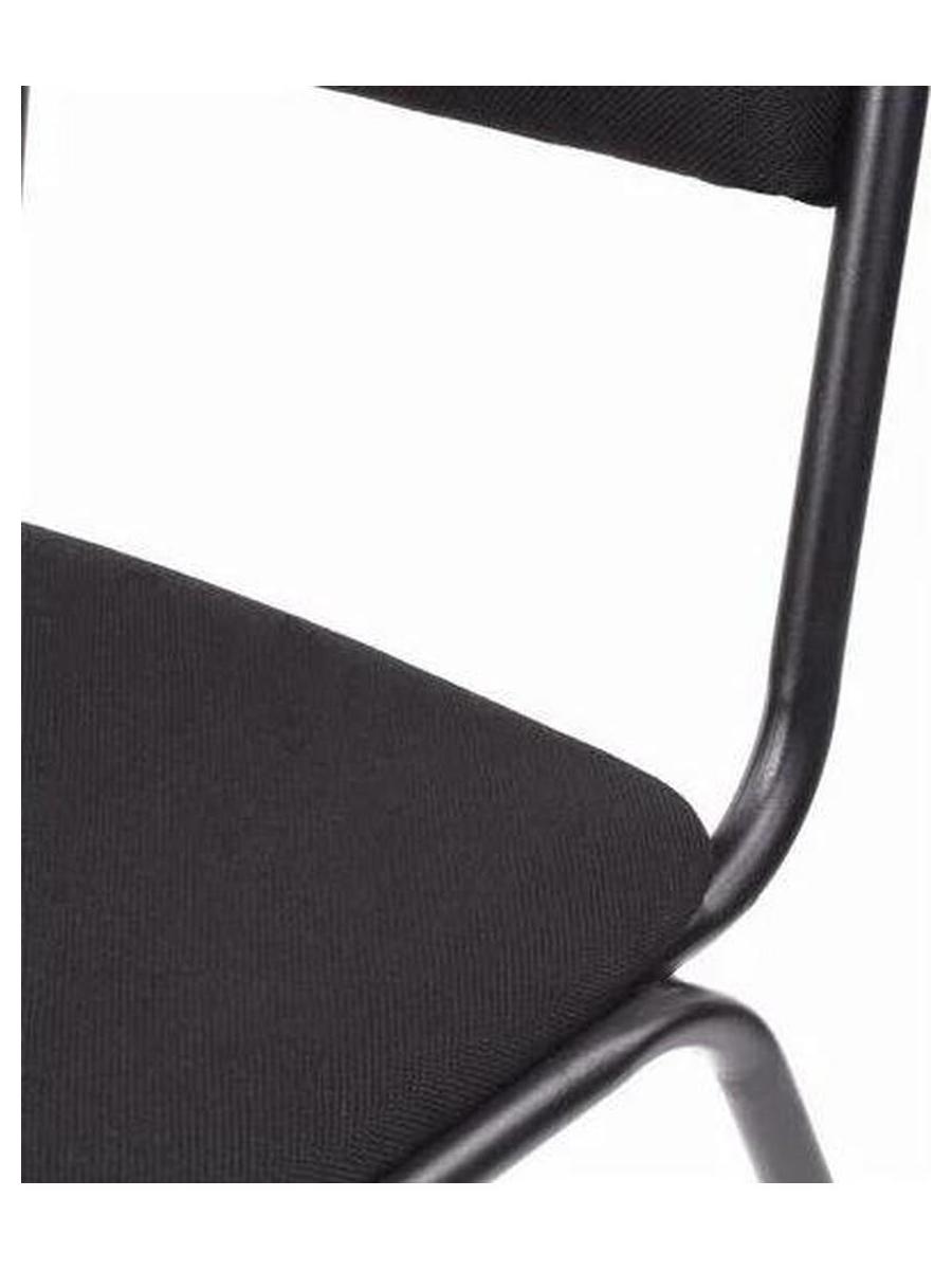 Стул для посетителей РС00М, черный каркас, кожзам черный - фото 4