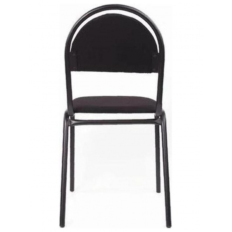 Стул для посетителей РС00М, черный каркас, кожзам черный - фото 6