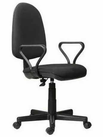 Кресло Prestige, с подлокотниками, черное