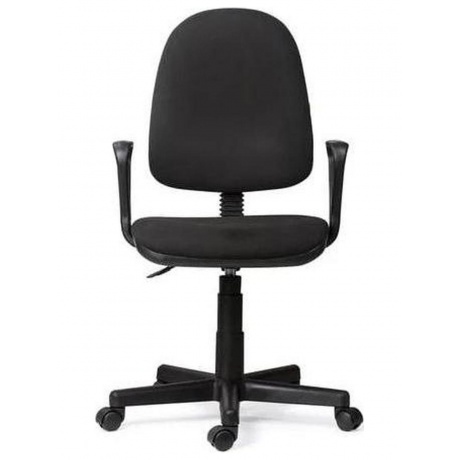 Кресло "Prestige", с подлокотниками, черное - фото 3