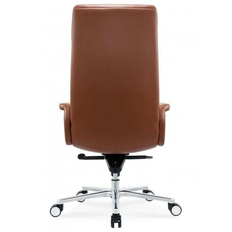 Кресло руководителя Cactus CS-LBR-CARACAS кожа крестов. алюминий - фото 5