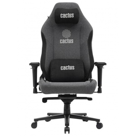 

Кресло Cactus CS-CHR-MAG-GY серый/черный крестов. сталь пластик черный