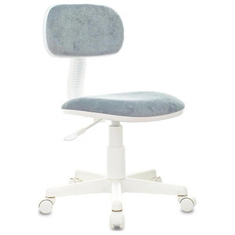 Кресло детское Бюрократ CH-W201NX серо-голубой Light-28 крестов пластик белый пластик белый 5041₽