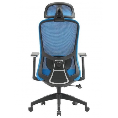 Кресло Cactus CS-MC515-BL темно-синий сиденье темно-синий сетка/ткань с подголов. крестов. пластик пластик черный - фото 5