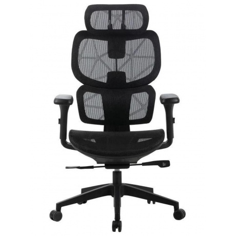 

Кресло Cactus CS-MC555-BK черный сетка с подголов. крестов. пластик пластик черный