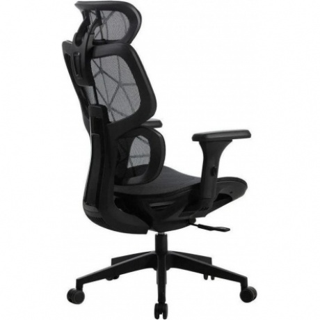 Кресло Cactus CS-MC555-BK черный сетка с подголов. крестов. пластик пластик черный - фото 4