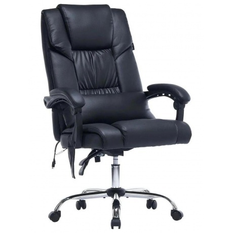 

Кресло Cactus с вибромассажем CS-CHR-OC02M-BK черный эко.кожа крестов. сталь