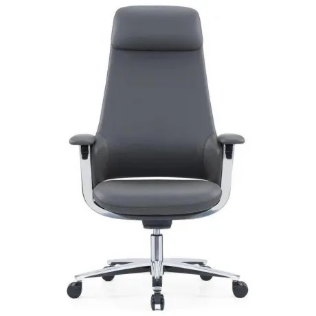 Кресло руководителя Cactus CS-LBK-KYOTO кожа с подголов. крестов...