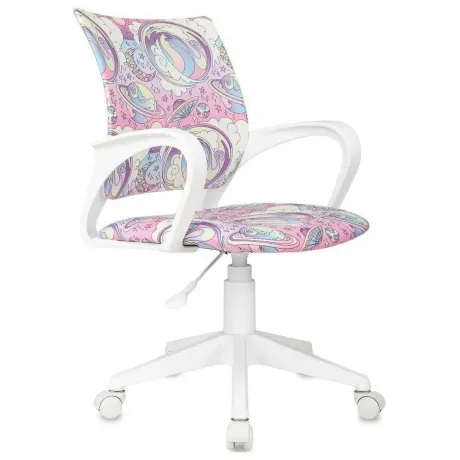 Кресло детское Бюрократ BUROKIDS 1 W мультиколор луна розовая кр...