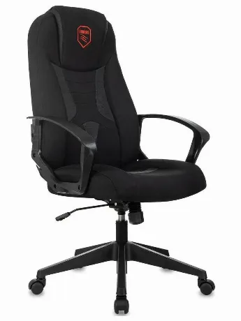 Кресло игровое Zombie 200 черный ткань/эко.кожа крестов. пластик...