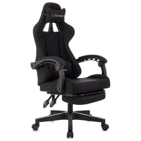 Кресло игровое Zombie Shadow черный Neo Black с подголов. кресто...