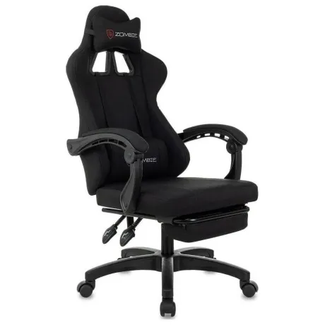 Кресло игровое Zombie Weaver черный с подголов. крестов. пластик...